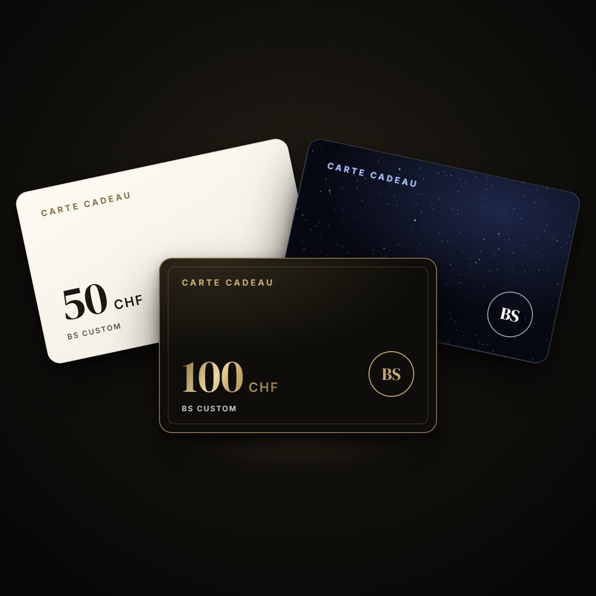 Carte cadeau BS Custom